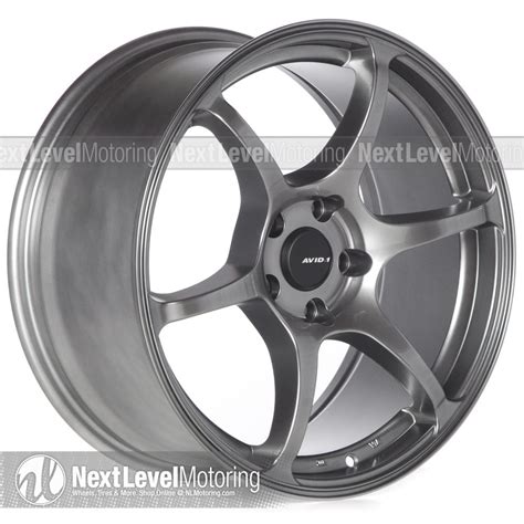 Avid1 Wheels Av 26 18x85 5x1143 Hyper Black Rims Et35