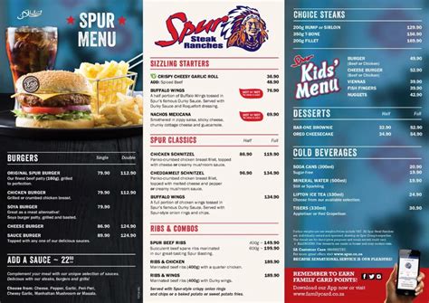Spur Breakfast Menu With Updated Prices In South Africa 2024
