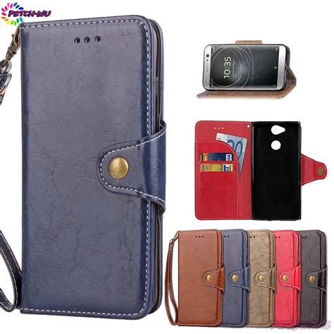 Case For Sony Xperia XA2 Ultra H3213 H4213 Wallet Flip Phone Leather