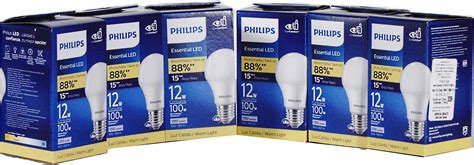 Foco Led Lampara Philips Ahorrador Paquete Con Piezas Consume W