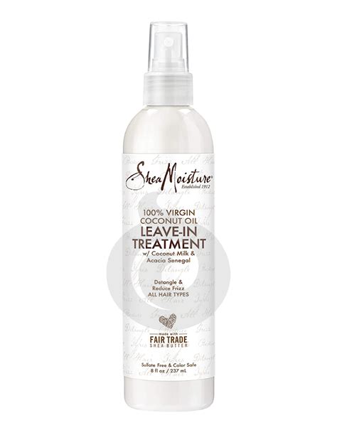 Shea Moisture 100 Virgin Coconut Oil Leave In Treatment 237ml 8oz