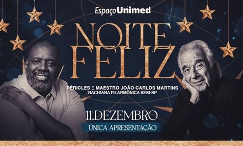 Uma Noite Mágica de Natal Péricles e Maestro João Carlos Martins