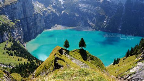 Oeschinensee Kandersteg Switzerland Switzerland