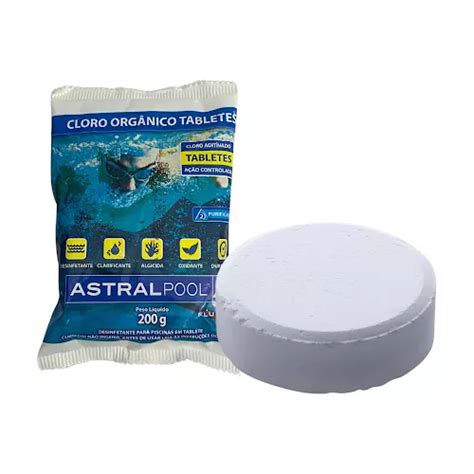 Pastilha De Cloro Piscinas 5 Em 1 200g Astralpool MercadoLivre