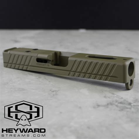 Complete Slide Assembly For Glock 19 Gen 3 Model Elite Fde Rmr Cut 9mm