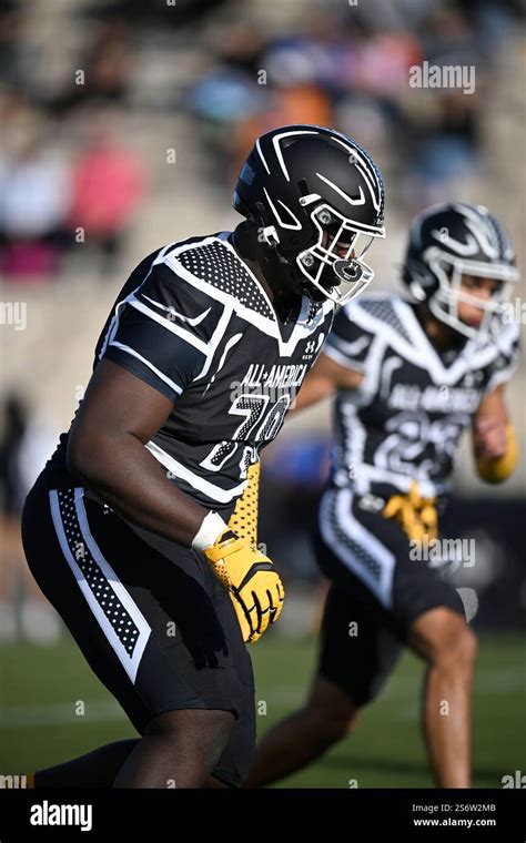 Team Icon Offensive Lineman Immanuel Iheanacho Warms Up Before The