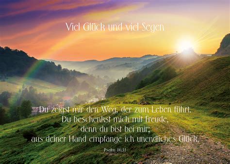 Postkarte Zum Geburtstag Viel Gl Ck Und Viel Segen