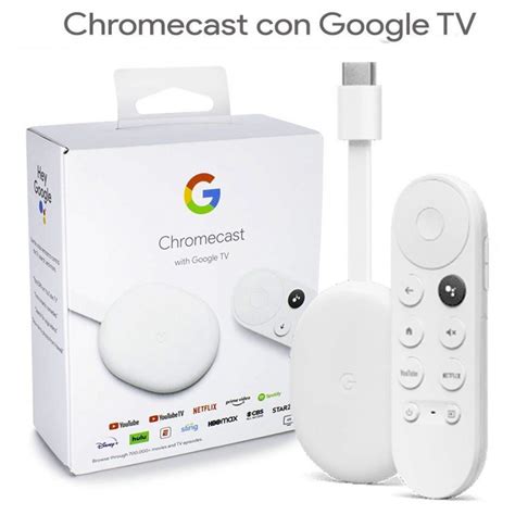 Google Chromecast Smart Tv K Hdr Con Control Remoto Youtube Disney