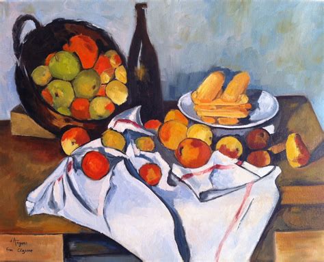 Painting from the Masters: February Study - Cezanne's Basket of Apples