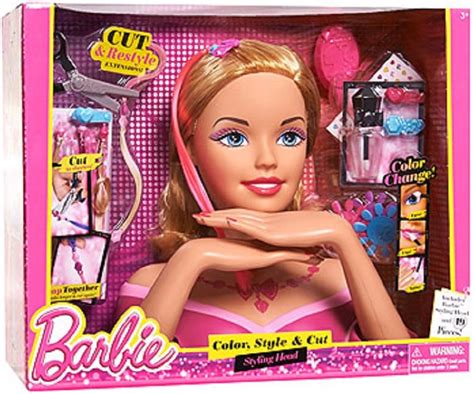 Barbie Deluxe Color Style Cut Styling Head Blonde Barbie Syling