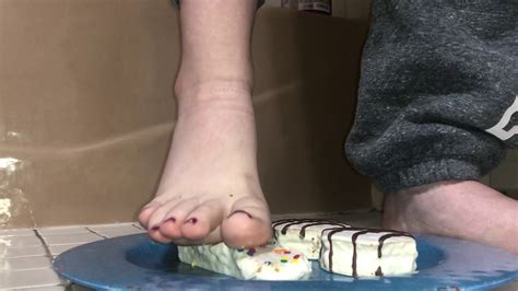 Cake Crushing Feet Worship Youtube