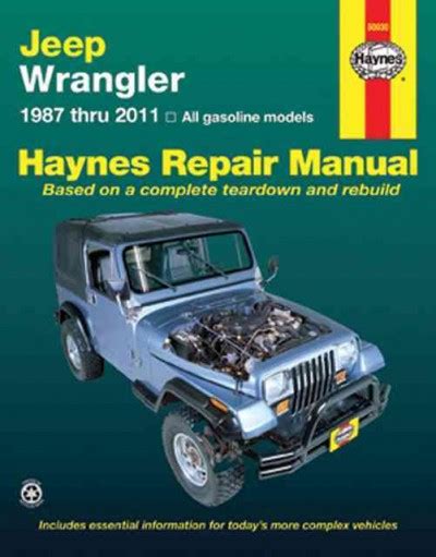 Jeep Wrangler Haynes Service Repair Manual Australia