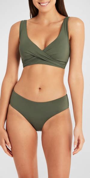 Sea Level Swim Essentials Mid Bikini Bottom