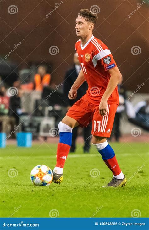 Russia National Team Midfielder Anton Miranchuk Editorial Image Image