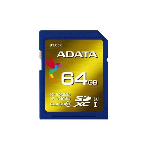 Buy Adata Xpg Series Of Sdxc Uhs I Speed Class U Gb Memory Card