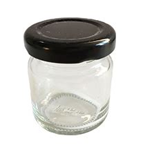 Lot De Mini Pots En Verres Ronds Et Vides Ml Chacun Couvercle