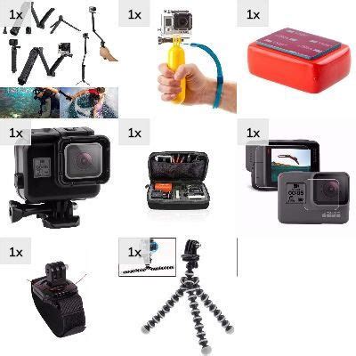 Kit Gopro Hero Black Caixa Estanque Pel Culas Way Trip Boia