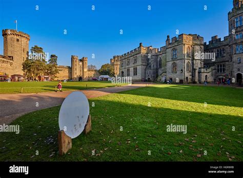 Warwick Castle Is A Medieval Castle Developed From An Original Built By