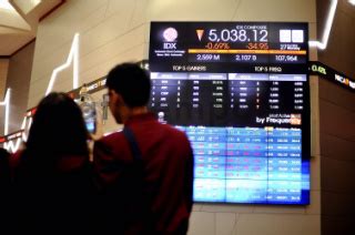 Layar Pergerakan Saham Di Bursa Efek Indonesia Datatempo