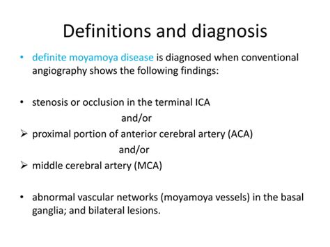 Moyamoya disease and syndrome an unusal cause of stroke | PPT