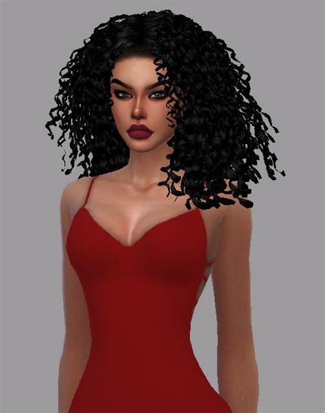 Pack Cabelos Femininos The Sims Cabelos Cacheados Curly Hair Em