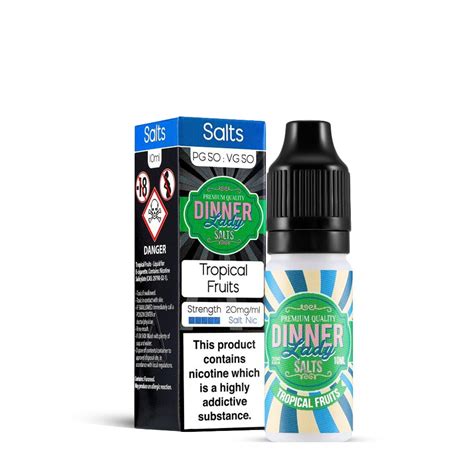 Tropical Fruits Nic Salt E Liquid By Dinner Lady 10ml