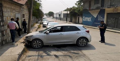 Joven Choca Contra Banqueta Huasteca Hoy