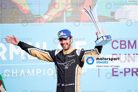 Jean Eric Vergne Fra Techeetah Renault Z E Celebrates On The