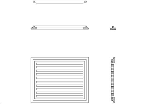 Rejilla Metalica Detalles En Autocad Descargar Cad Gratis Kb