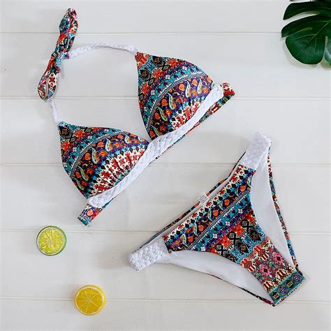 Boho Print Swimsuit Boho Bikini Boho Swimwear Love That Boho