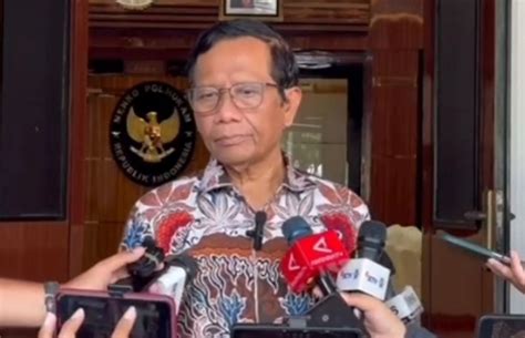 Siap Mundur Dari Jabatan Menkopolhukam Ini Pernyataan Mahfud Md