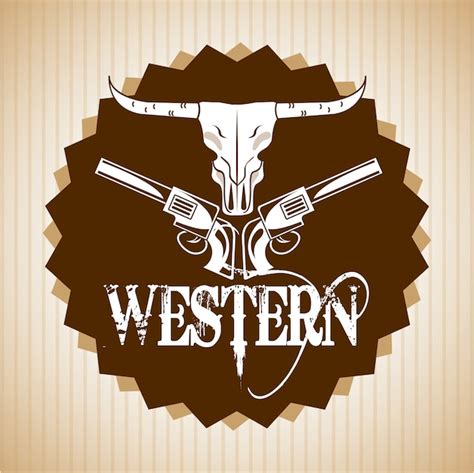 Premium Vector Western Banner Design
