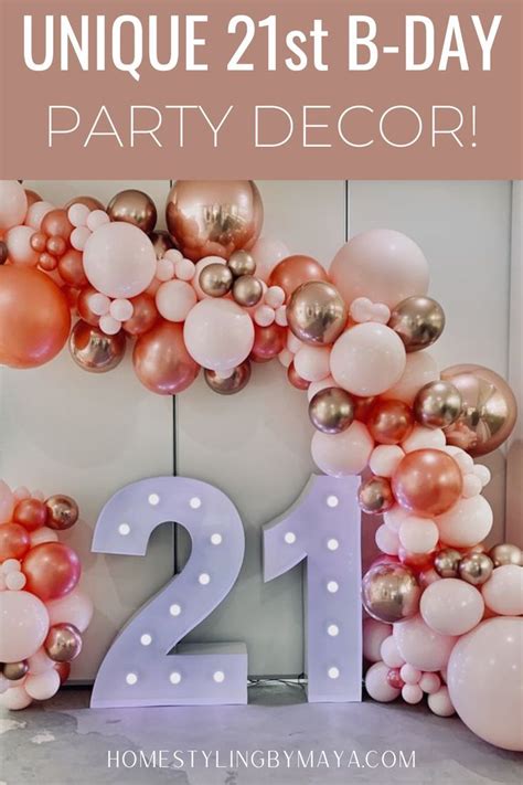 The Best 21st Birthday Party Ideas For A Memorable Night Artofit