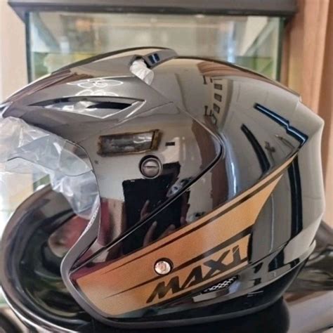 Jual Helm Yamaha Nmax Original Sni Half Face Shopee Indonesia