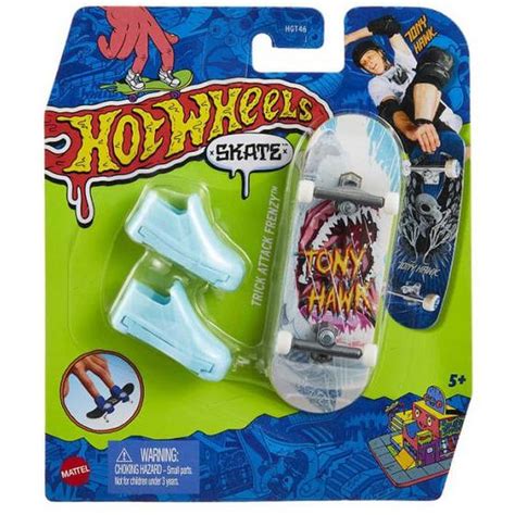 Hot Wheels Skate De Dedo Tenis Mattel HGT46 Skate De Dedo