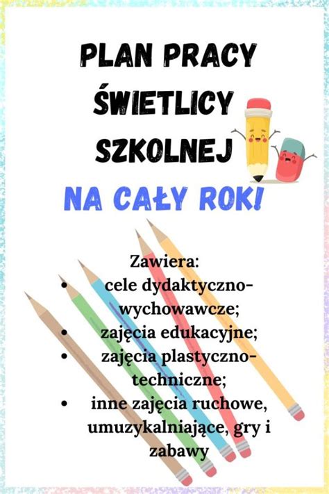 NOWY ROCZNY PLAN PRACY ŚWIETLICY 24 25 ABC w Dydaktyce