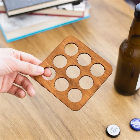 Beer Cap Coaster Bottle Cap Collector Beer Cap Collector Drink
