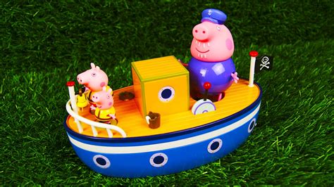 Peppa Pig Toy Boat Coloring