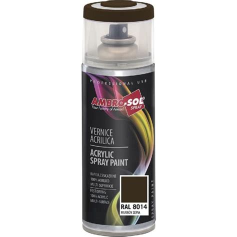 Spray Pintura Acr Lica Ml Ral Sepia