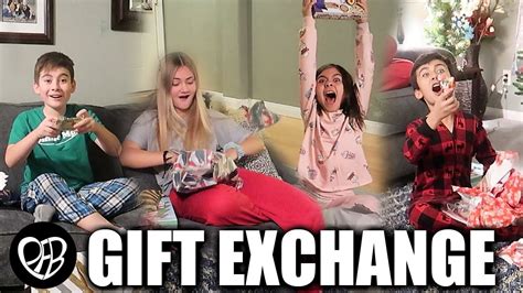 Christmas Eve Sibling T Exchange Tradition Opening Presents On