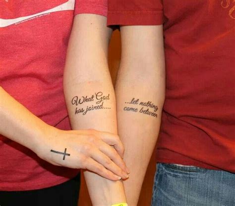 Couples Tattoo Scripture Verse Tattoos Scripture Tattoos Marriage Tattoos