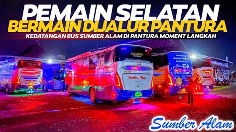 KEDATANGAN BUS ARTIS SELATAN DI JALUR PANTURA KEDATANGAN 9 UNIT BUS