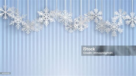 크리스마스 배경 Snowflakes 매달기 12월에 대한 스톡 벡터 아트 및 기타 이미지 12월 겨울 계절 Istock