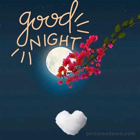 Good Night Love Image Moon And Cloud Picturesdown