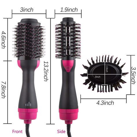 Hodekt Hot Air Cool Air Brush Comb Hair Curler Hair Dryer In