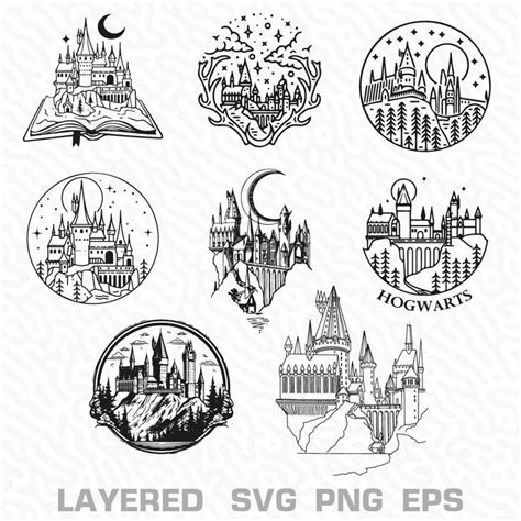 Hogwarts Castle Svg Hogwarts Svg Hogwarts Alumni Svg Hogw Inspire