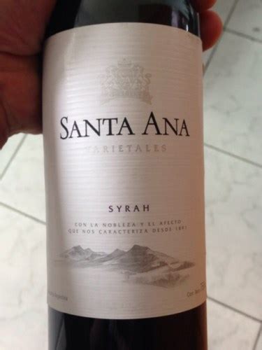 Bodegas Santa Ana Shiraz Vivino Us