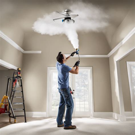 Painting Ceilings With Airless Sprayers Benefits Techniques And