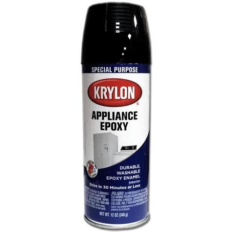 KRYLON APPLIANCE EPOXY BLACK SPRAY PAINT Leonard S Browne Co Ltd