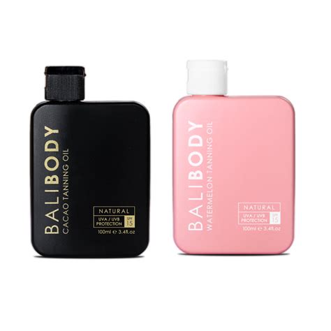 Shop Bali Body Cacao And Watermelon Tanning Oil Spf15 Set Online In Uae